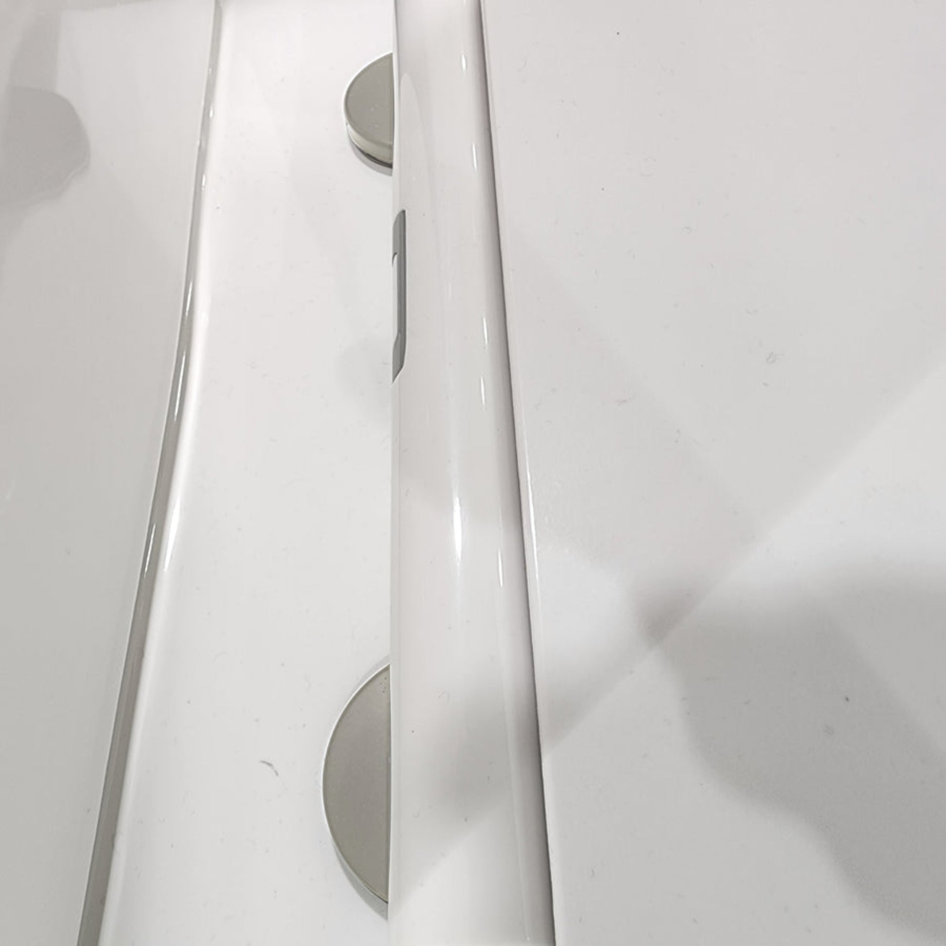 TOILET SEAT HINGE COVERS BRUSHED NICKEL