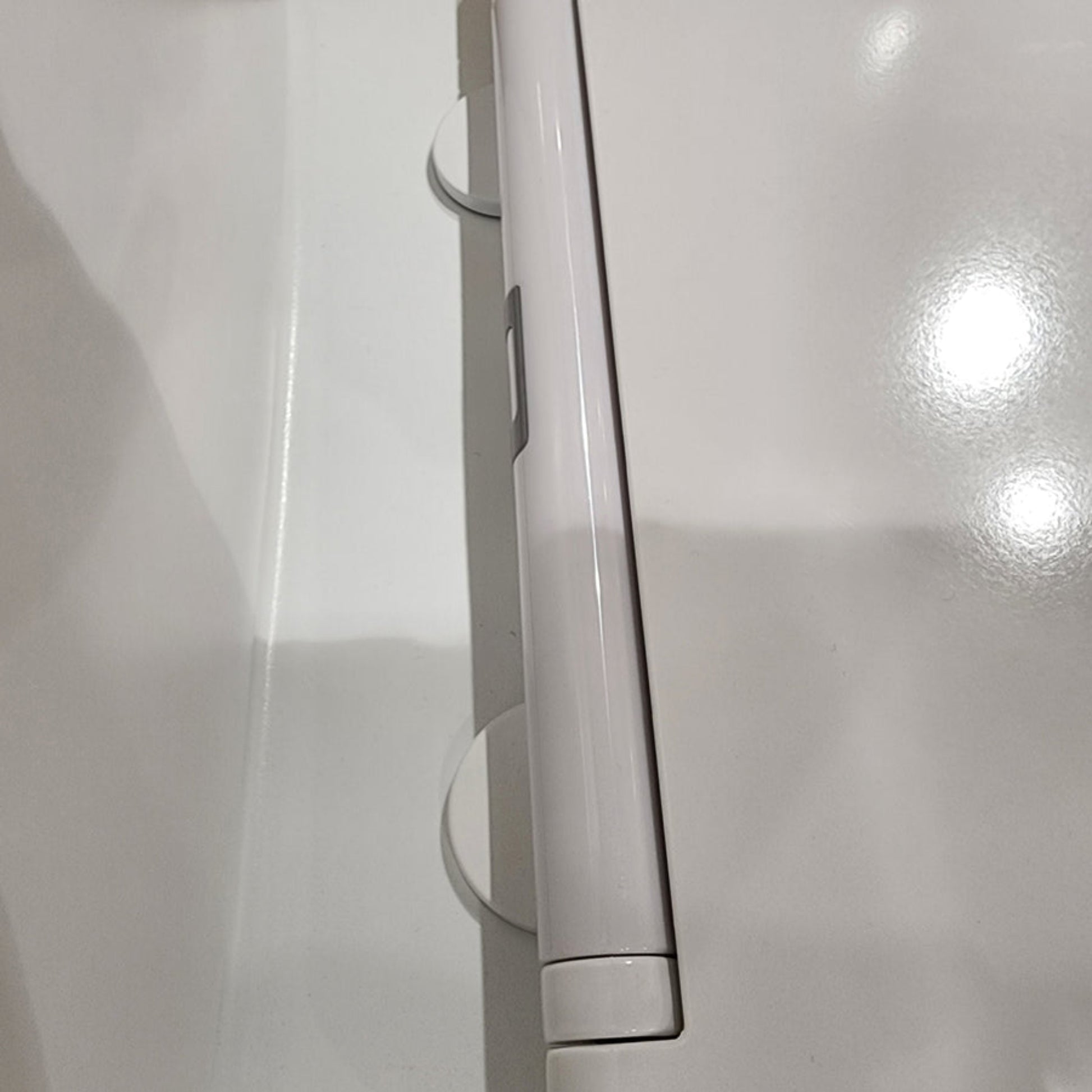TOILET SEAT HINGE COVERS MATTE WHITE