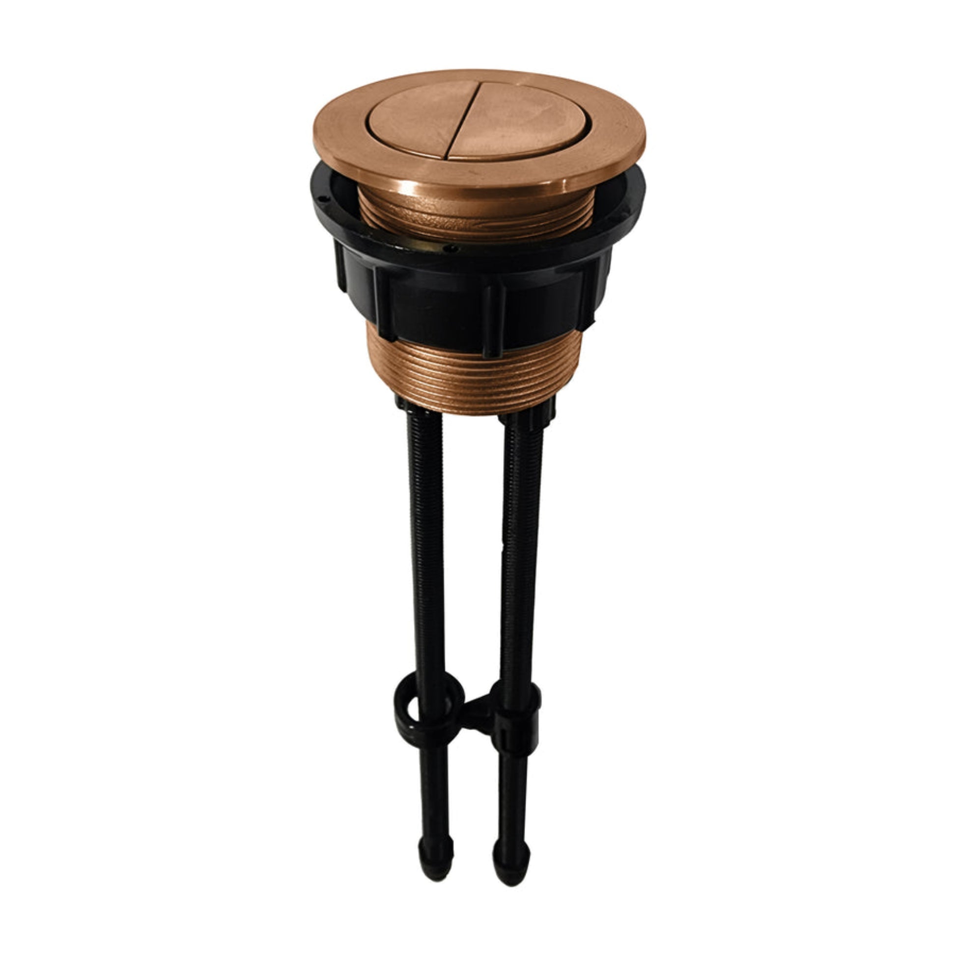 UNIVERSAL TOILET FLUSH BUTTON BRUSHED COPPER