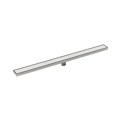 CODE VERSA 1000 TILED CHANNEL DRAIN BRUSHED STAINLESS