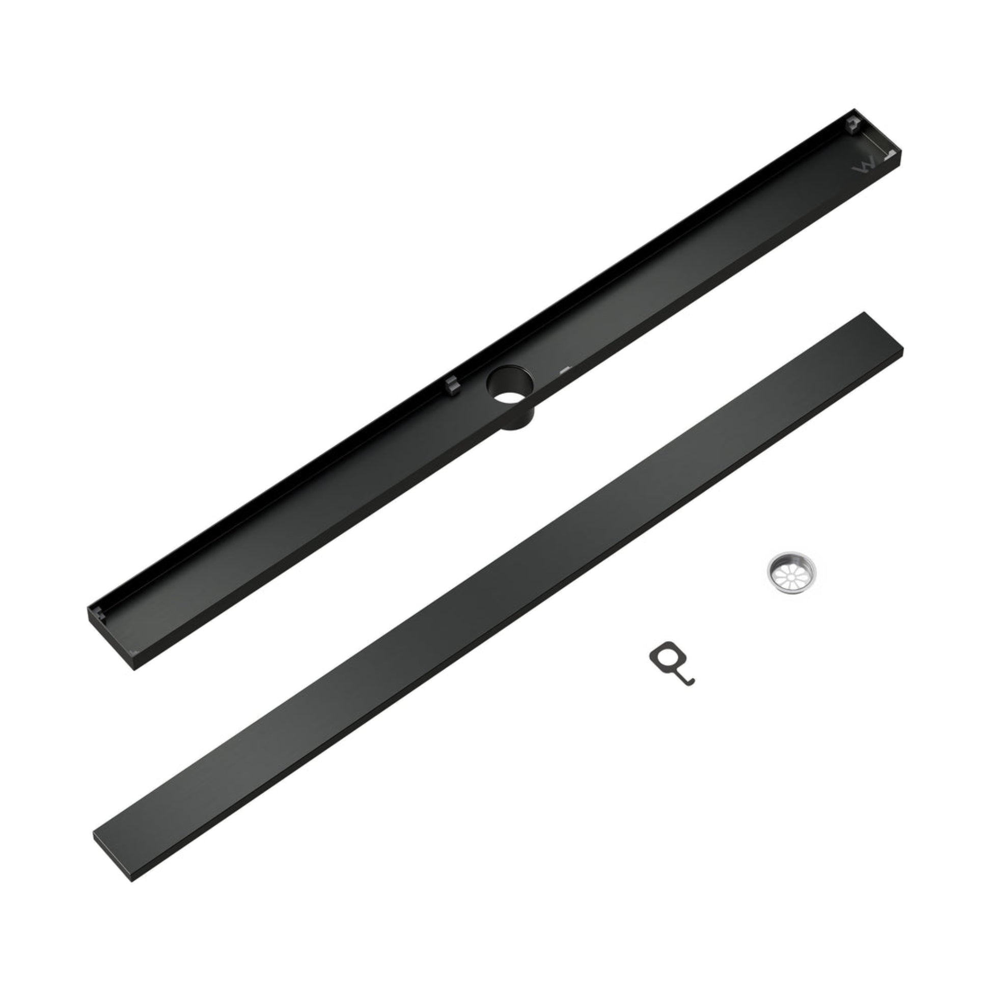 CODE VERSA 1000 TILED CHANNEL DRAIN GUNMETAL