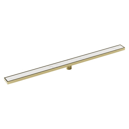 CODE VERSA 1200 TILED CHANNEL DRAIN BRUSHED BRASS