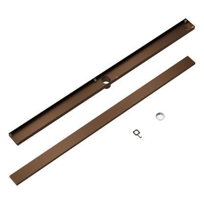CODE VERSA 1200 TILED CHANNEL DRAIN BRUSHED BRONZE