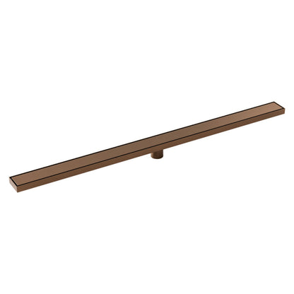 CODE VERSA 1200 TILED CHANNEL DRAIN BRUSHED BRONZE
