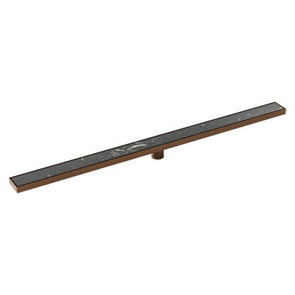 CODE VERSA 1200 TILED CHANNEL DRAIN BRUSHED BRONZE