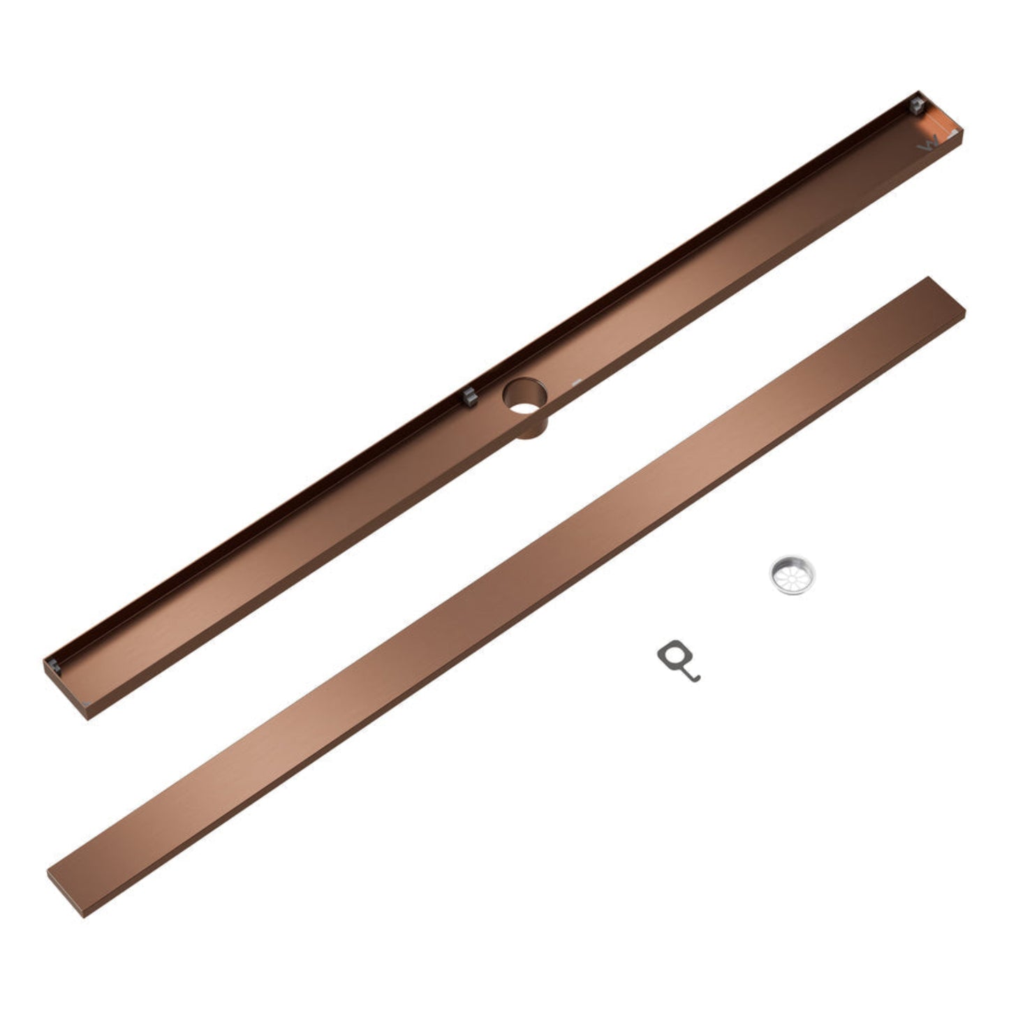 CODE VERSA 1200 TILED CHANNEL DRAIN BRUSHED COPPER