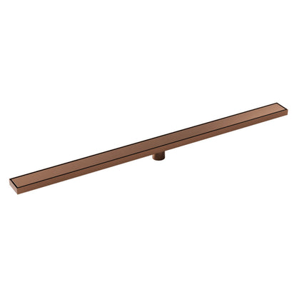 CODE VERSA 1200 TILED CHANNEL DRAIN BRUSHED COPPER