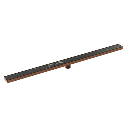 CODE VERSA 1200 TILED CHANNEL DRAIN BRUSHED COPPER