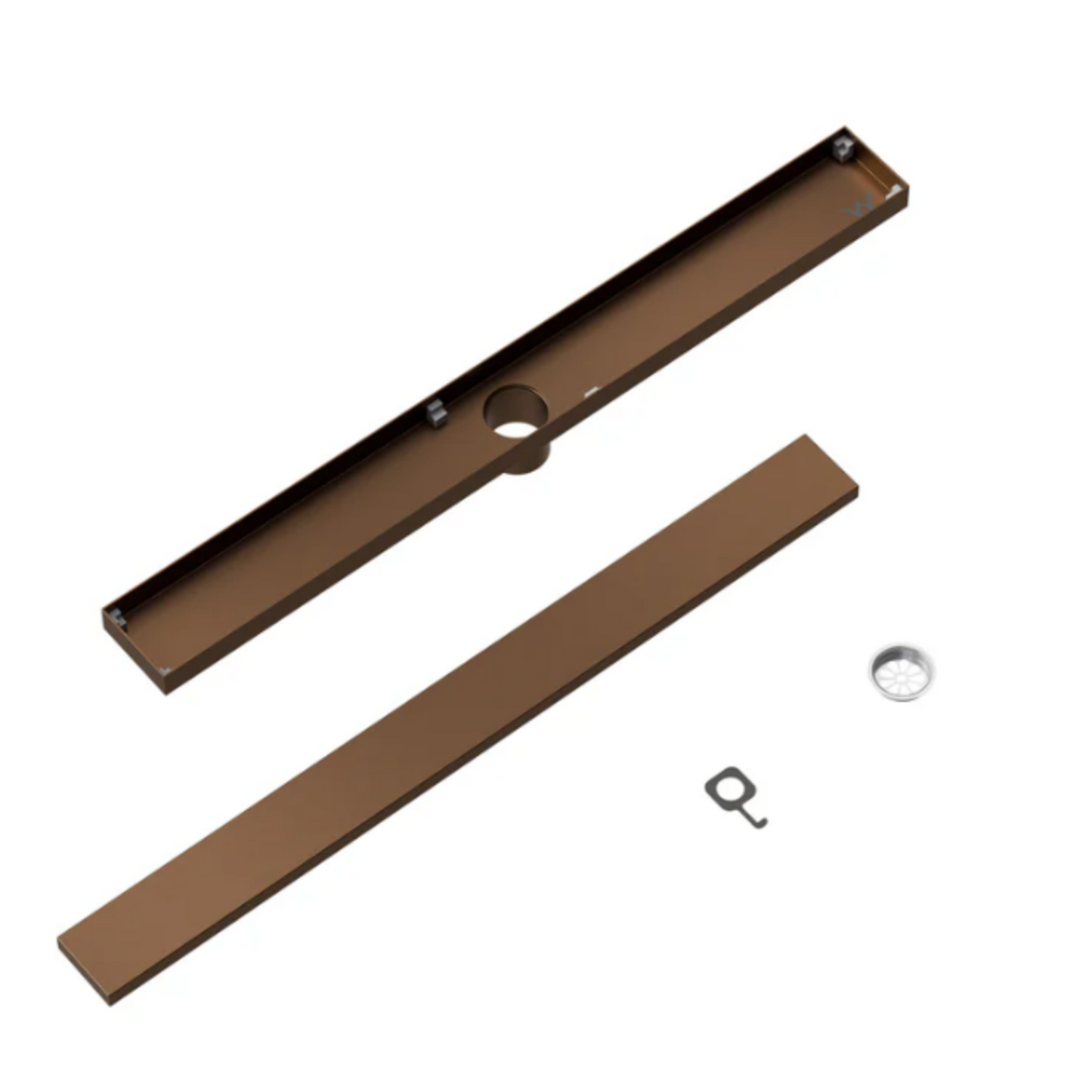 CODE VERSA 700 TILED CHANNEL DRAIN BRUSHED BRONZE