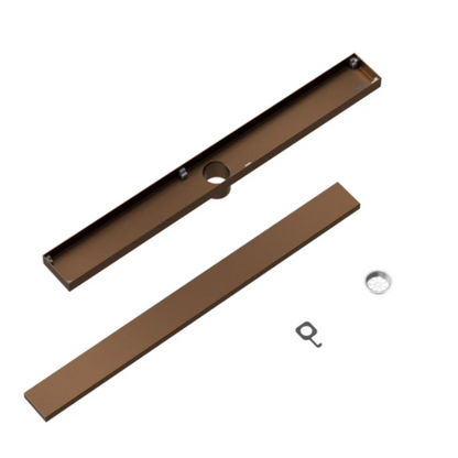 CODE VERSA 700 TILED CHANNEL DRAIN BRUSHED BRONZE