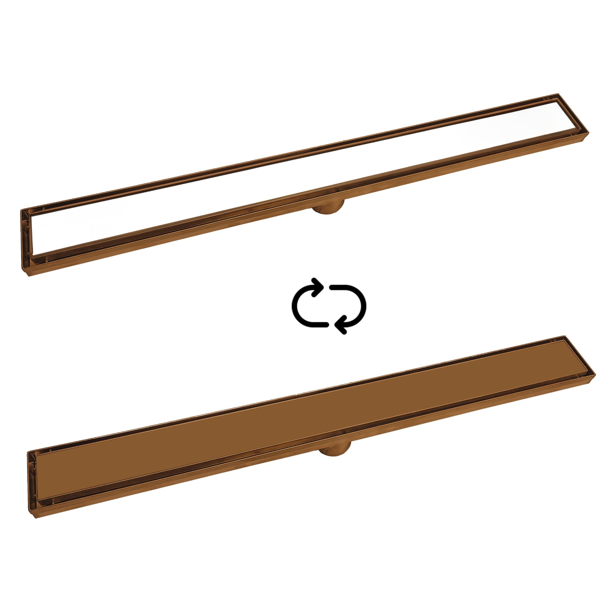 CODE VERSA 700 TILED CHANNEL DRAIN BRUSHED COPPER
