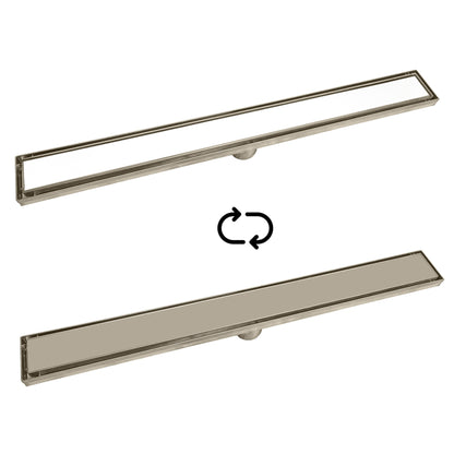 CODE VERSA 700 TILED CHANNEL DRAIN BRUSHED STAINLESS