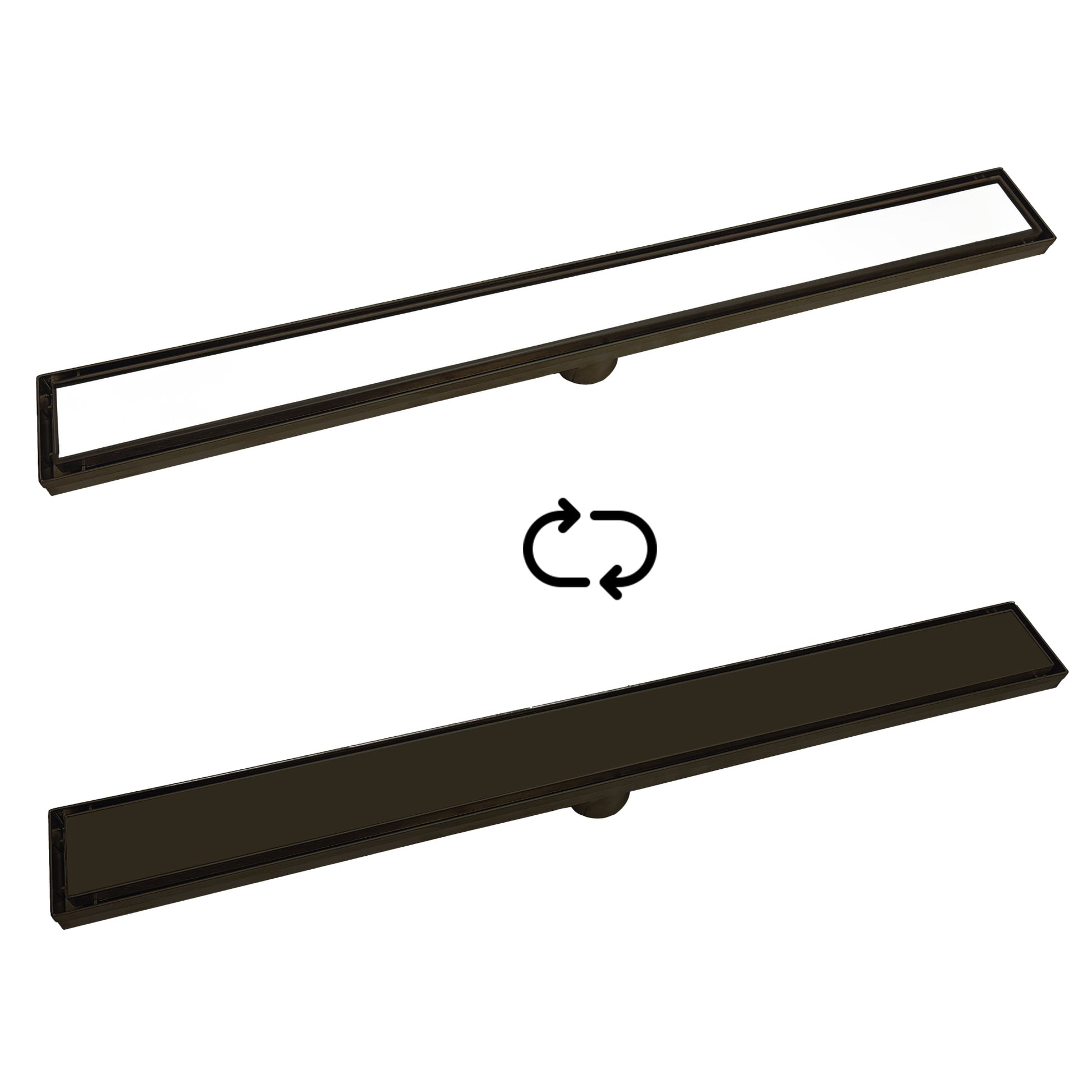 CODE VERSA 700 TILED CHANNEL DRAIN MATTE BLACK