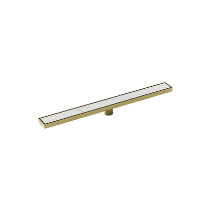 CODE VERSA 800 TILED CHANNEL DRAIN BRUSHED BRASS