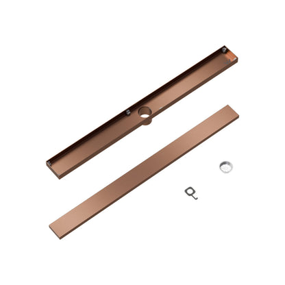 CODE VERSA 800 TILED CHANNEL DRAIN BRUSHED COPPER