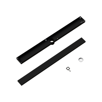 CODE VERSA 800 TILED CHANNEL DRAIN MATTE BLACK 2-FCTI800