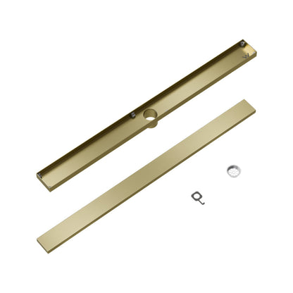 CODE VERSA 900 TILED CHANNEL DRAIN BRUSHED BRASS
