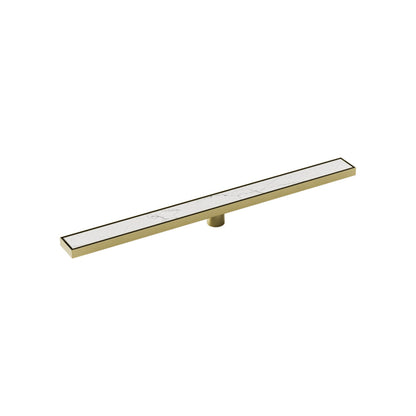 CODE VERSA 900 TILED CHANNEL DRAIN BRUSHED BRASS