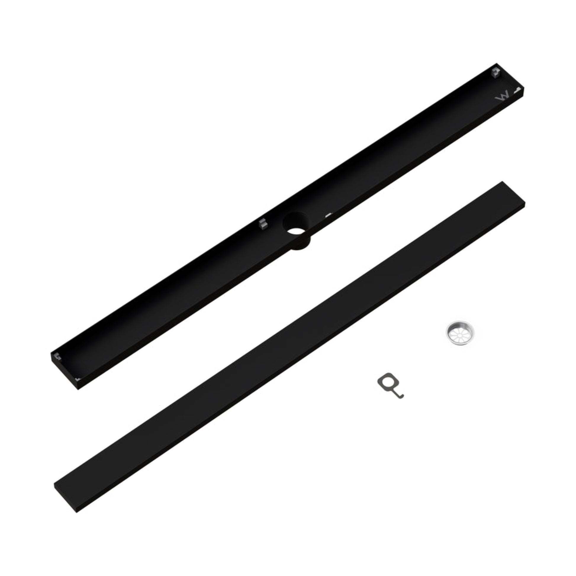 CODE VERSA 900 TILED CHANNEL DRAIN MATTE BLACK