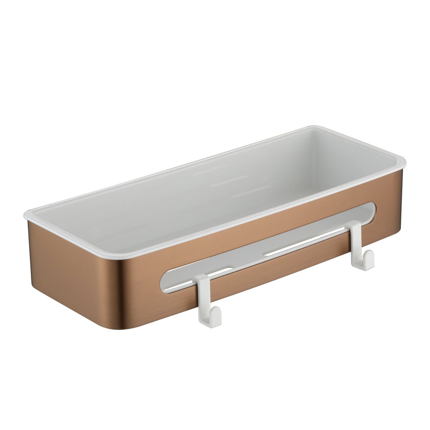 CODE VERSA RECTANGLE SHOWER SHELF BRUSHED COPPER