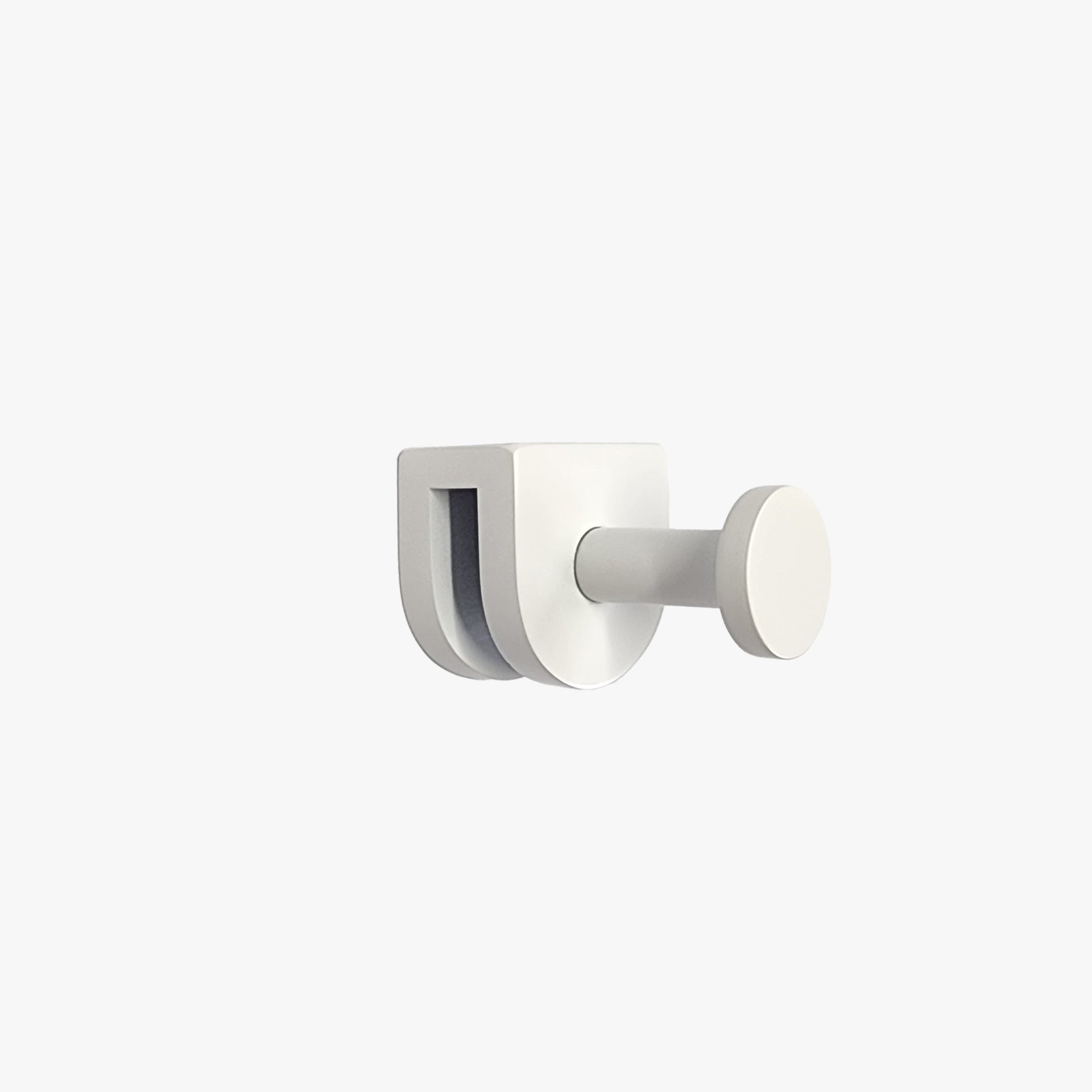 CODE VERSA ROUND SHOWER SCREEN HOOKS MATTE WHITE