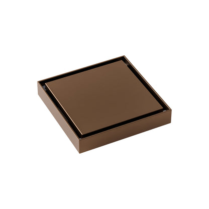CODE VERSA SQUARE SHOWER FLOOR WASTE BRUSHED BRONZE