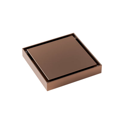 CODE VERSA SQUARE SHOWER FLOOR WASTE BRUSHED COPPER