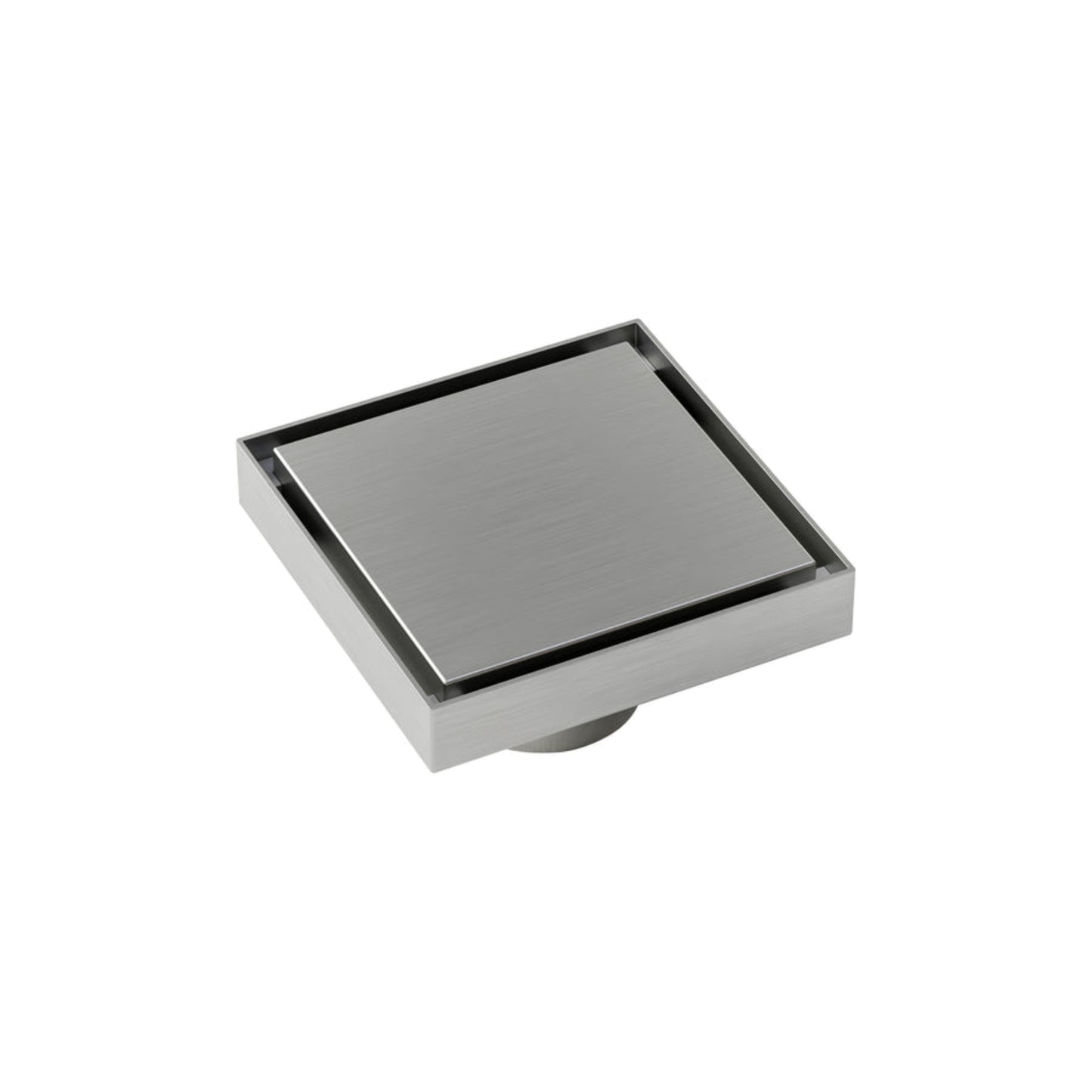 CODE VERSA SQUARE SHOWER FLOOR WASTE BRUSHED STAINLESS