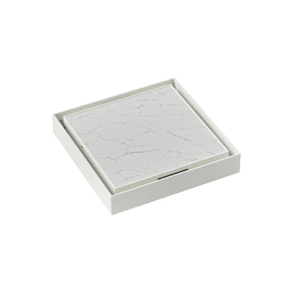 CODE VERSA SQUARE SHOWER FLOOR WASTE MATTE WHITE