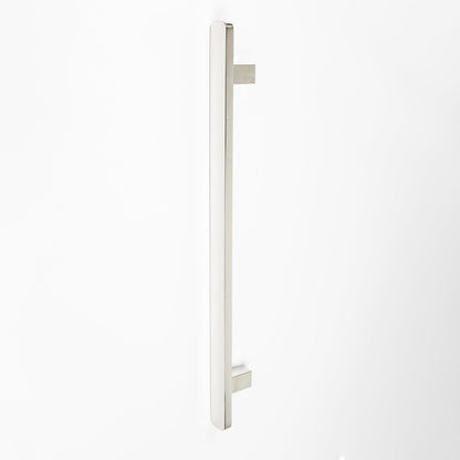 VERTICAL SQUARE HEATED SINGLE BAR CHROME