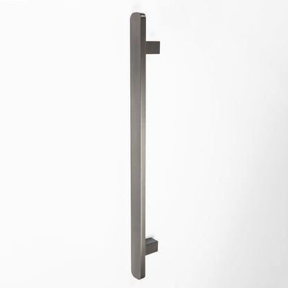 VERTICAL SQUARE HEATED SINGLE BAR GUNMETAL
