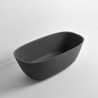 VILLASTONE 1600 FREESTANDING BATH DARK GREY