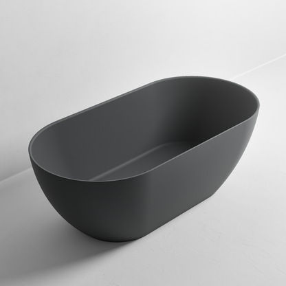 VILLASTONE 1700 FREESTANDING BATH DARK GREY
