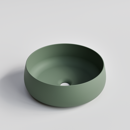 ROUND GREEN VILLASTONE BATHROOM BASIN