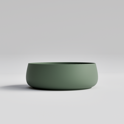 ROUND GREEN VILLASTONE BATHROOM BASIN