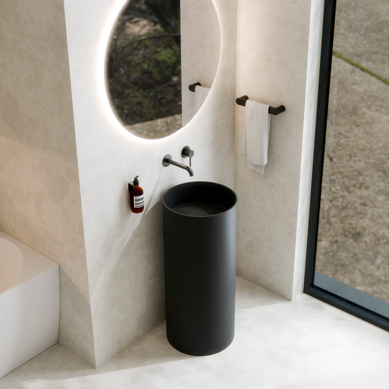 CODE HALO VILLASTONE FREESTANDING ROUND BASIN