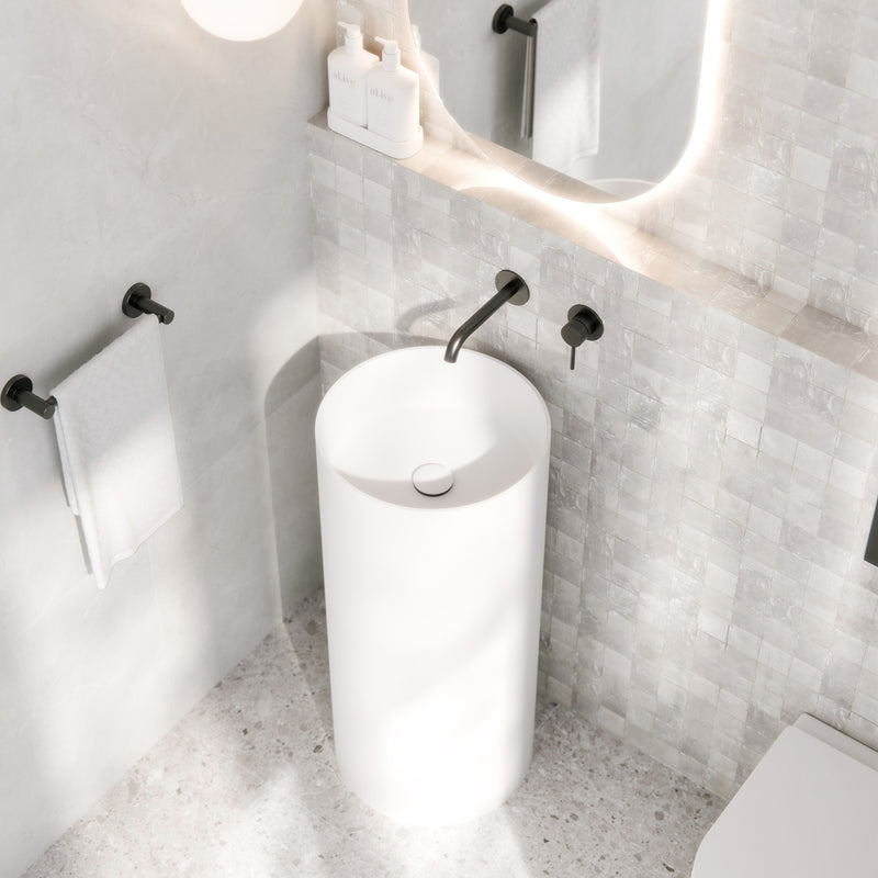 CODE HALO VILLASTONE FREESTANDING ROUND BASIN