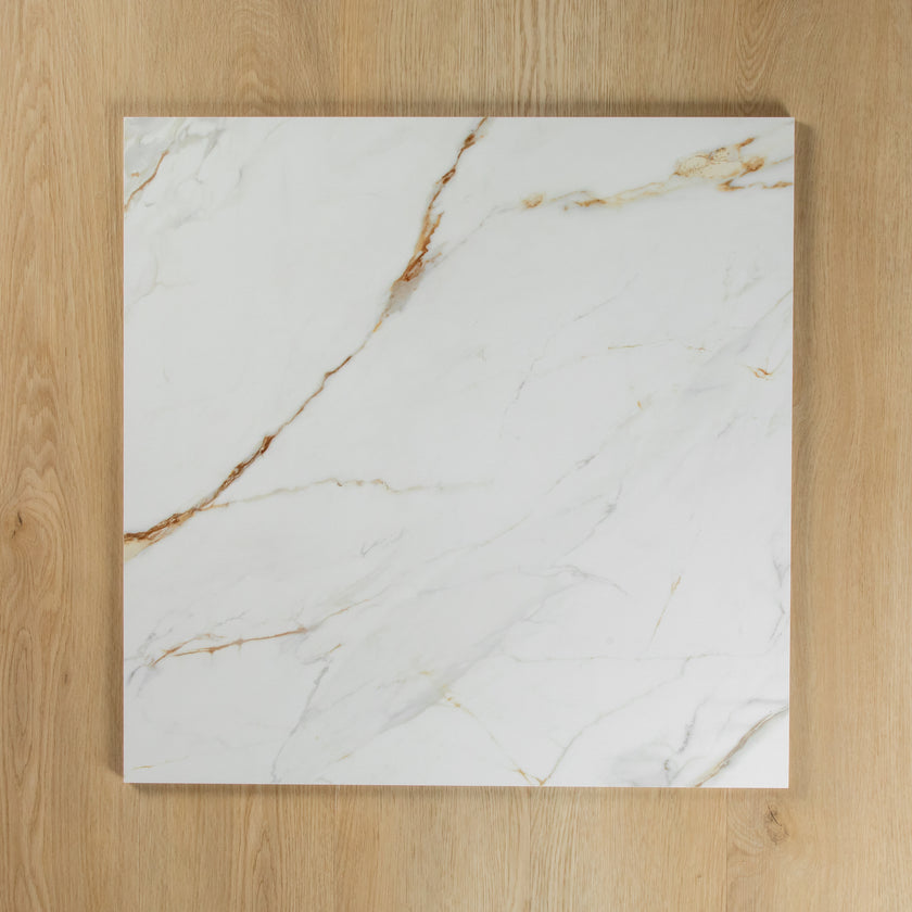 GOLD CALACATTA ELCHE VAGLI MATTE INTERNAL TILE 600×600