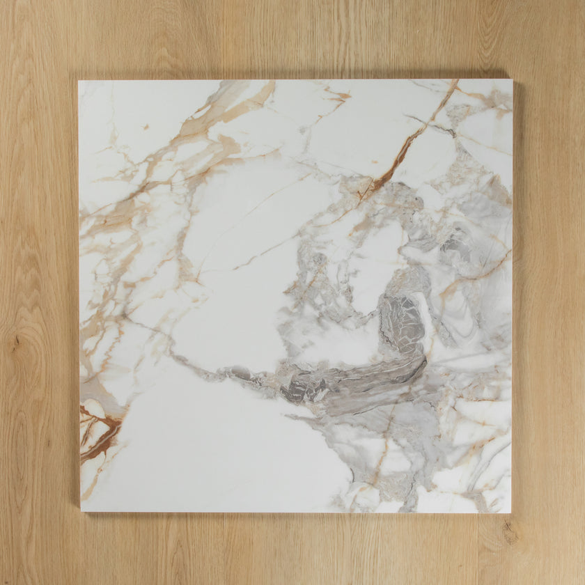 GOLD CALACATTA ROMA MATTE INTERNAL TILE 600×600