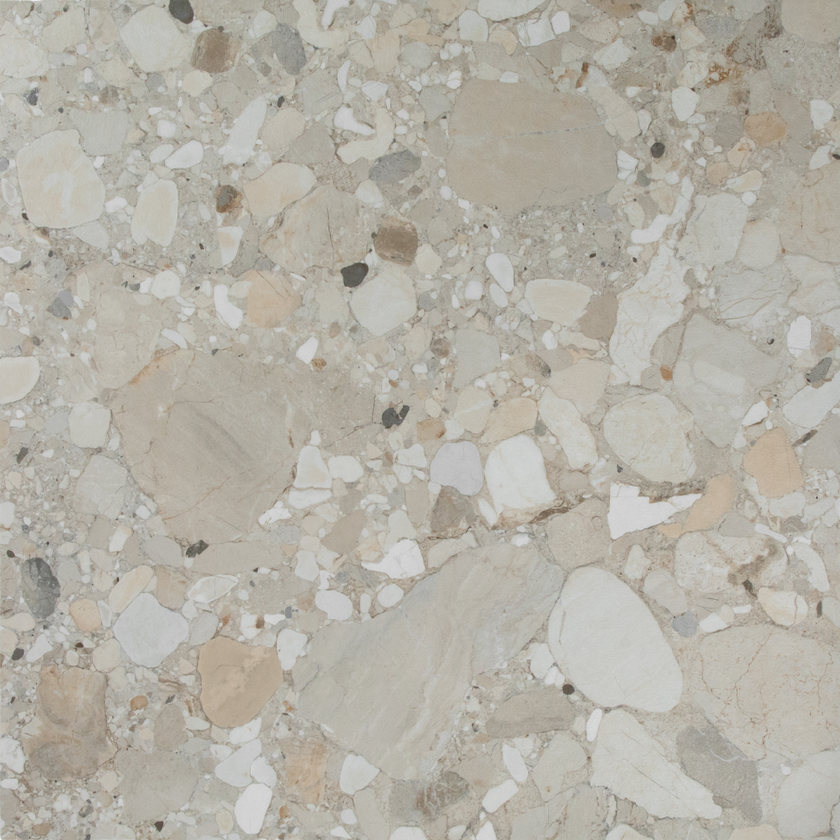 HERITAGE COBBLES BEIGE MATTE TILE 600×600