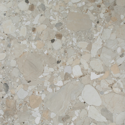 HERITAGE COBBLES BEIGE MATTE TILE 600×600