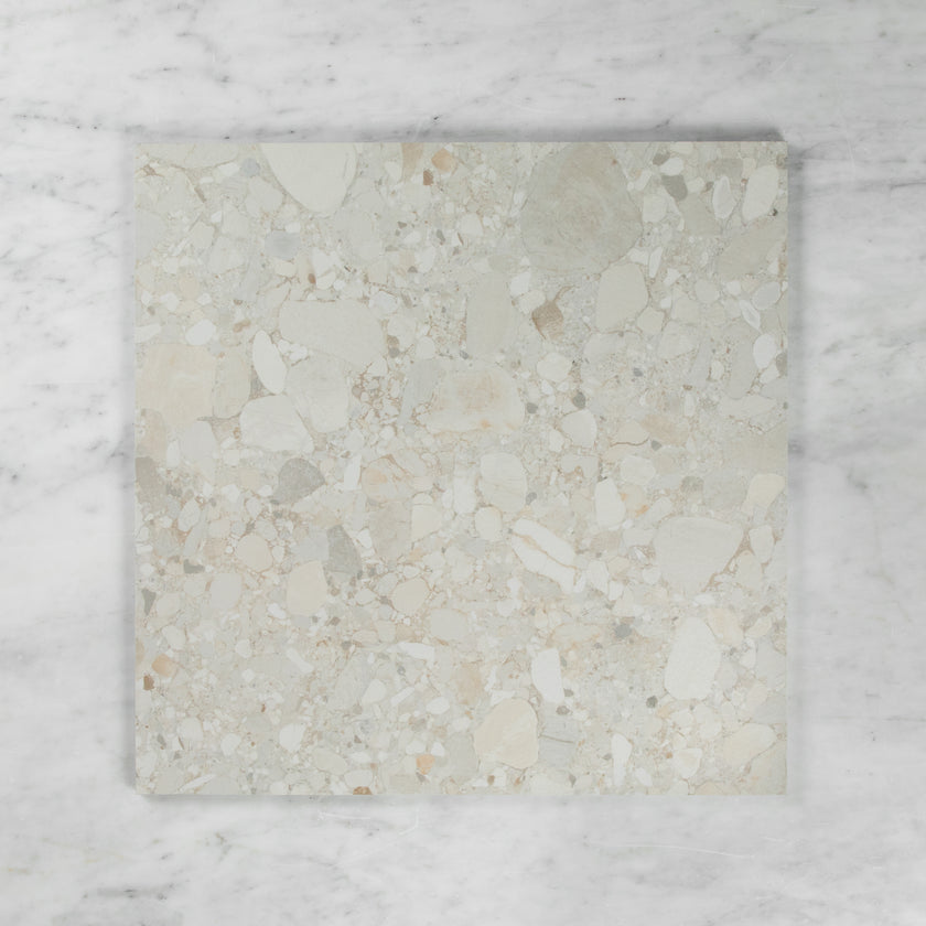 HERITAGE COBBLES IVORY MATTE TILE 600×600