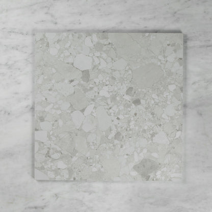 HERITAGE COBBLES WHITE MATT TILE 600×600