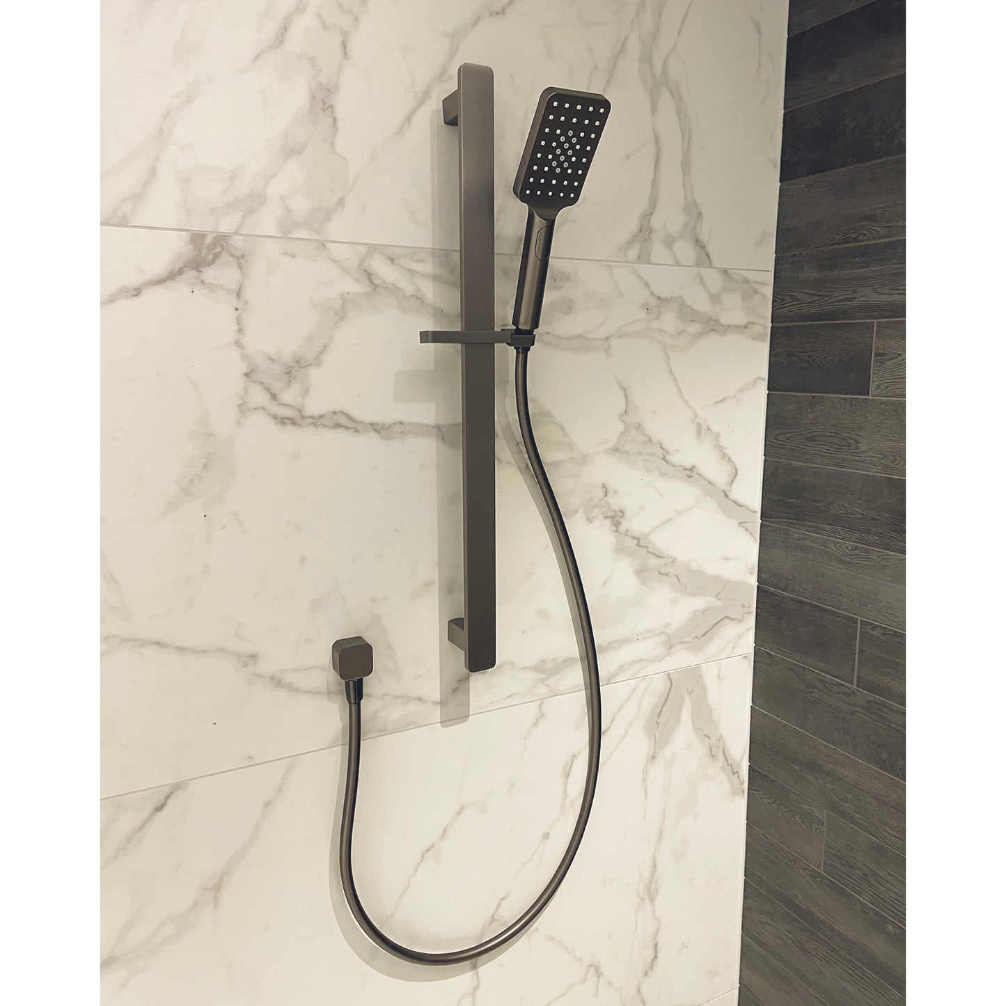 PURE SQUARE LUXURY ADJUSTABLE SLIDE SHOWERS