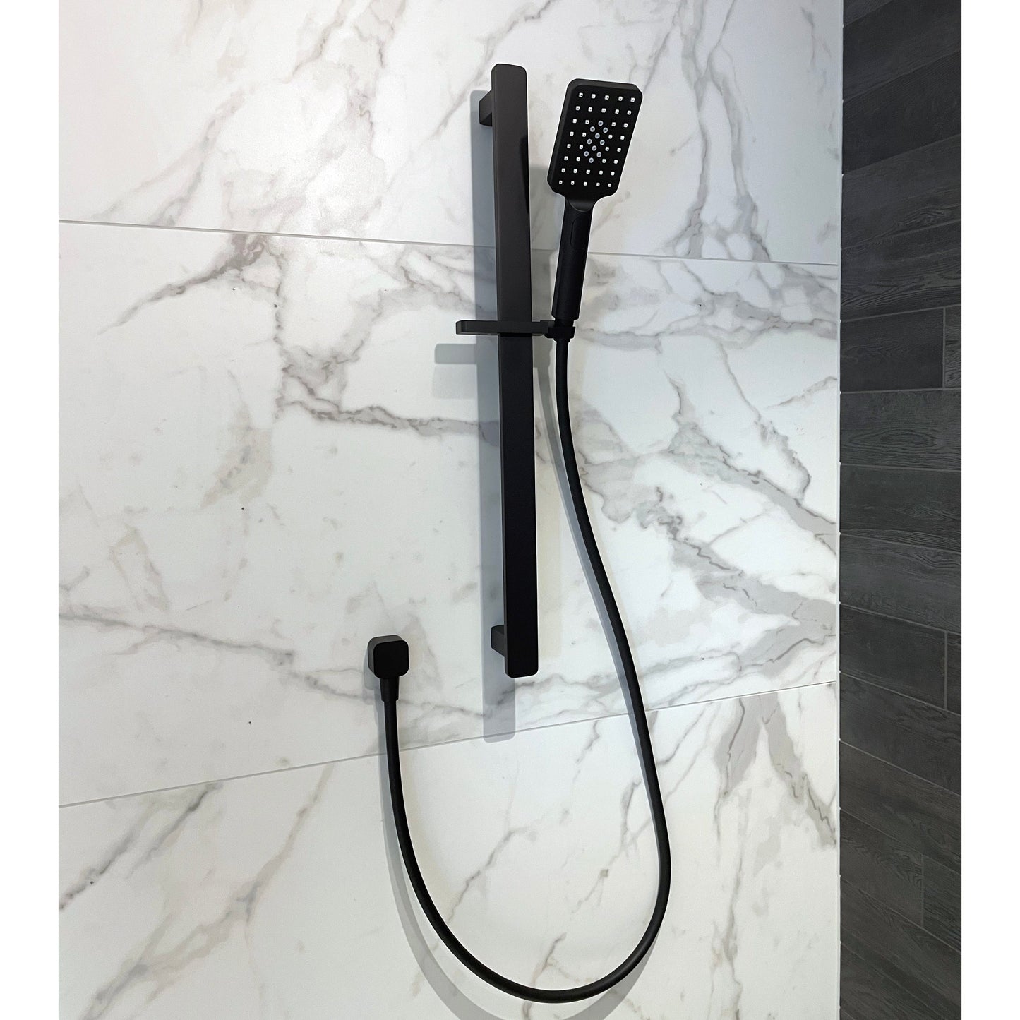 PURE SQUARE LUXURY ADJUSTABLE SLIDE SHOWERS