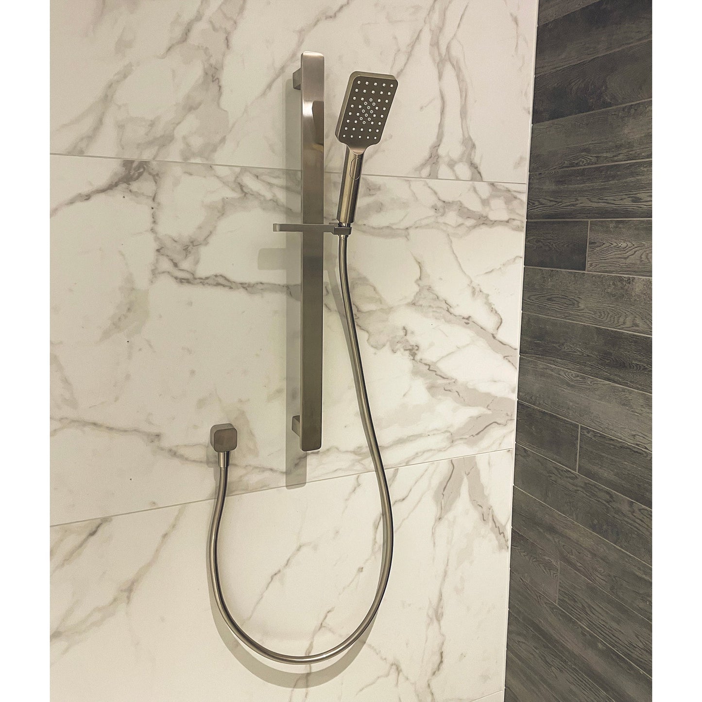 PURE SQUARE LUXURY ADJUSTABLE SLIDE SHOWERS