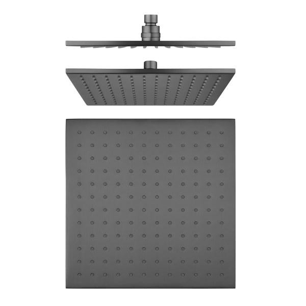 SQUARE RAIN HEADS RANGE - 5 COLOURS - 3 SIZES