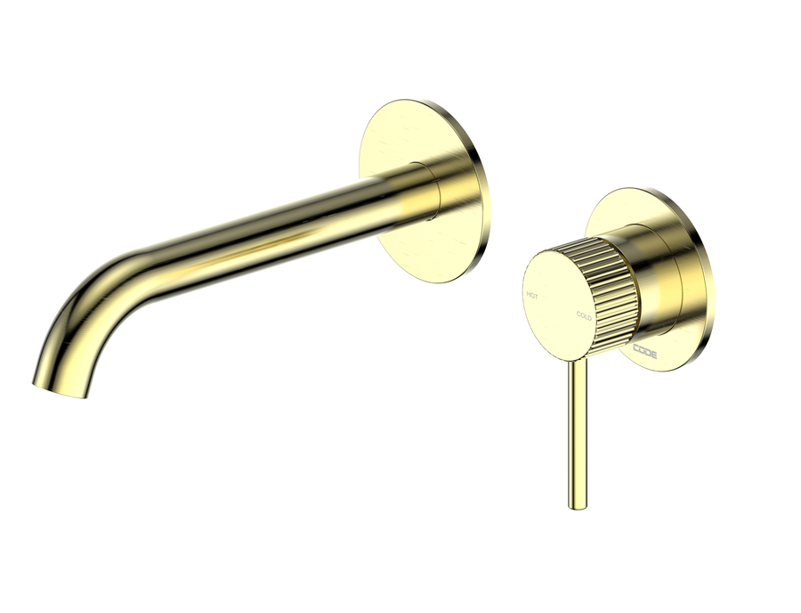 CODE NATURE LINEARE WALL & BASIN MIXER | TEXTURED HANDLE