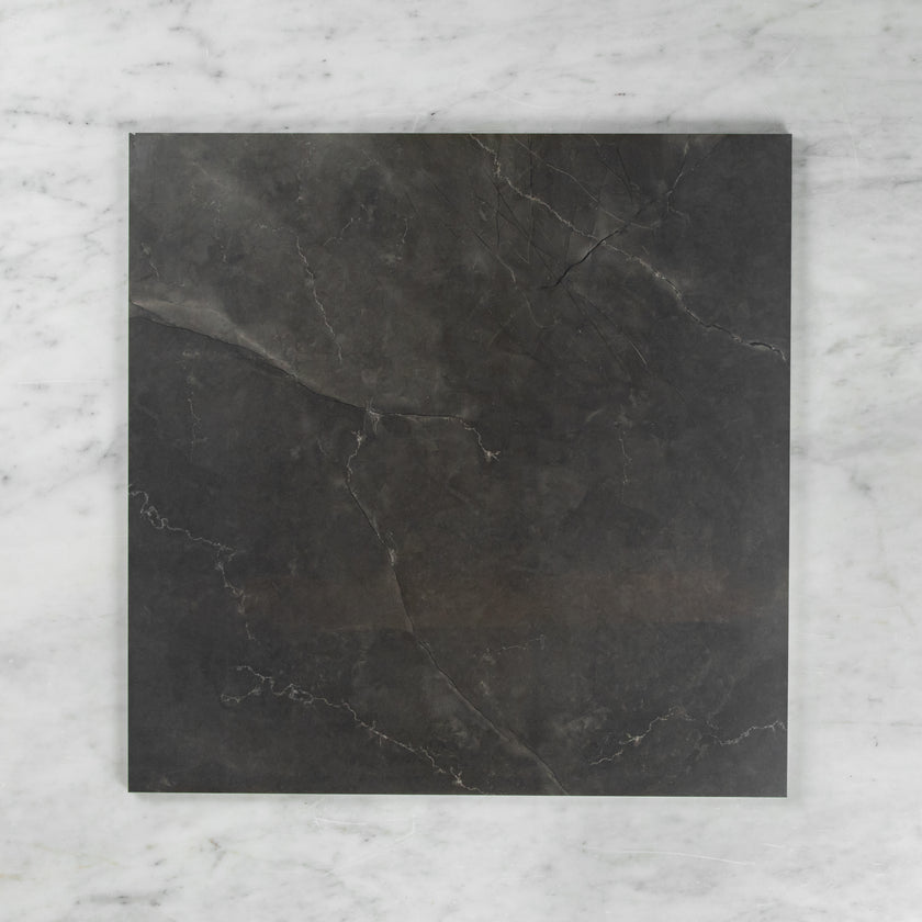 LA DOLCE GRAPHITE POLISHED INTERNAL TILE 600X600