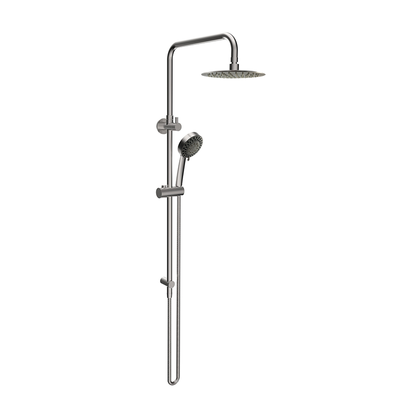 LINKWARE ELLE STAINLESS STEEL TWIN SHOWER WITH RAIL